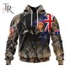 Personalized AFL Brisbane Lions Special Camo Realtree Hunting Hoodie 3D