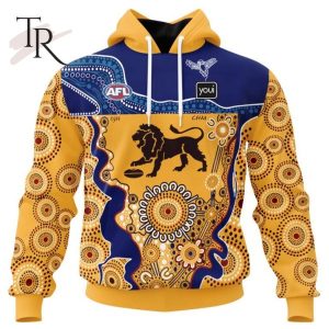 Personalized AFL Brisbane Lions Special Indigenous Design Hoodie 3D