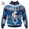 Personalized AFL Carlton Football Club Special Indigenous Design Hoodie 3D