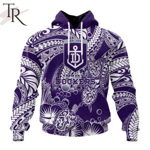 Personalized AFL Fremantle Dockers Special Polynesian Design Hoodie