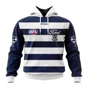 Personalized AFL Geelong Cats Home Kits 2023 T-Shirt