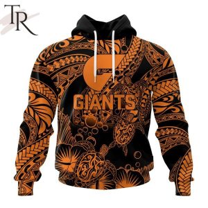 Personalized AFL Greater Western Sydney Giants Special Polynesian Design Hoodie