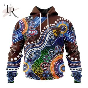 Personalized AFL Hawthorn Football Club Special Indigenous Design Hoodie 3D