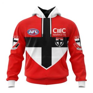 Personalized AFL St Kilda Football Clash Home Kits 2023 T-Shirt