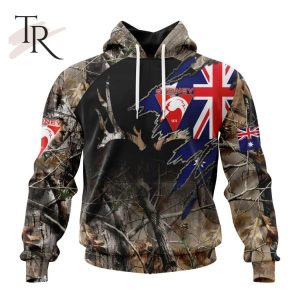 Personalized AFL Sydney Swans Special Camo Realtree Hunting Hoodie 3D