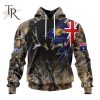 Personalized AFL West Coast Eagles Special Camo Realtree Hunting Hoodie 3D