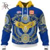 Personalized AFL West Coast Eagles Special Indigenous Design Hoodie 3D