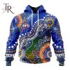 Personalized AFL Western Bulldogs Special Indigenous Design Hoodie 3D