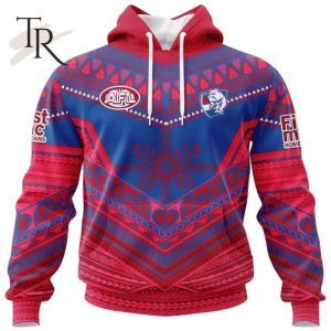 Personalized AFL Western Bulldogs Special Pasifika Design Hoodie 3D