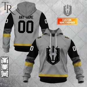 Personalized AHL Henderson Silver Knights Color Jersey Style Hoodie