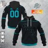 Personalized AHL San Jose Barracuda Color Jersey Style Hoodie