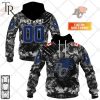 Personalized CFL BC Lions Special Camo Armed Forces Design Hoodie