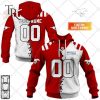 Personalized CFL Calgary Stampeders Mix Jersey Style Hoodie