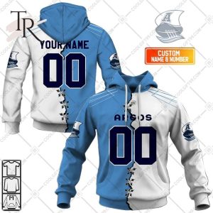 Personalized CFL Toronto Argonauts Mix Jersey Style Hoodie