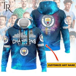 Personalized Champions Premier League 2023-24 Manchester City The Citizens Hoodie