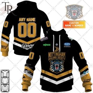 Personalized EIHL Nottingham Panthers 2324 Jersey Style Hoodie