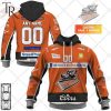 Personalized EIHL Sheffield Steelers 2324 Jersey Style Hoodie