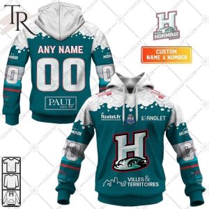 Personalized FR Hockey – Anglet Hormadi Elite Home Jersey Style Hoodie