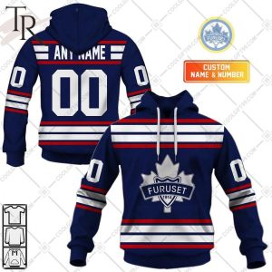 Personalized Furuset Ishockey 2324 Home Jersey Style Hoodie