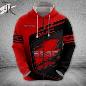 Personalized GMC Broken Wall Logo Design Trucks Hoodie