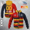 Personalized Guernsey Mix V2 AFL Adelaide Crows Hoodie 3D