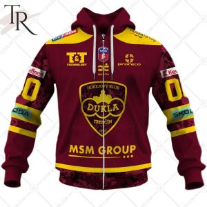 Personalized HK Dukla Trencin Jersey Style Hoodie