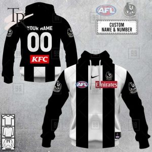 Personalized Home Guernsey 2023 AFL Collingwood Magpies Hoodie