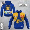 Personalized Home Guernsey 2023 AFL West Coast Eagles Hoodie