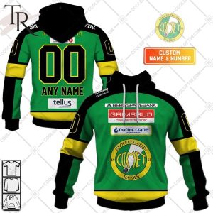 Personalized IK Comet Halden 2324 Home Jersey Style Hoodie