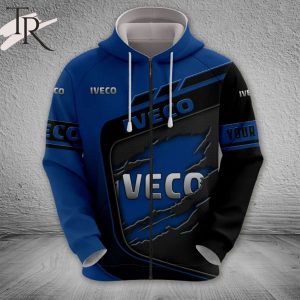 Personalized Iveco Broken Wall Logo Design Trucks Hoodie