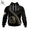 Personalized LIGA MX Atletico San Luis Special Black And Gold Design Hoodie