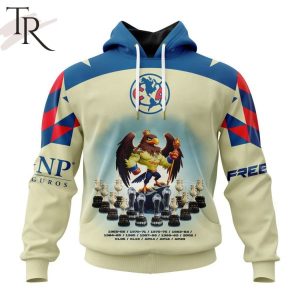 Personalized LIGA MX Club America History Campeon And Mascot Design Hoodie