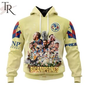 Personalized LIGA MX Club America Special Bicampeones Design Hoodie