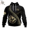 Personalized LIGA MX Club America Special Black And Gold Design Hoodie