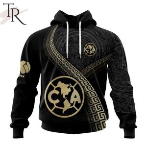 Personalized LIGA MX Club America Special Black And Gold Design Hoodie