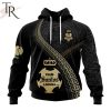 Personalized LIGA MX Club Santos Laguna Special Black And Gold Design Hoodie