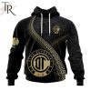 Personalized LIGA MX Deportivo Toluca Special Black And Gold Design Hoodie