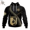 Personalized LIGA MX Queretaro F.C Special Black And Gold Design Hoodie