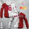 Personalized MLB Boston Red Sox Mix Jersey Hoodie