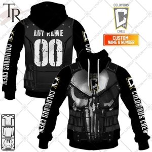 Personalized MLS Columbus Crew Punisher Design Hoodie