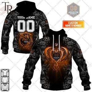 Personalized MLS Houston Dynamo FC Roses Dragon Couple Hoodie