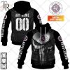 Personalized MLS New England Revolution Punisher Design Hoodie