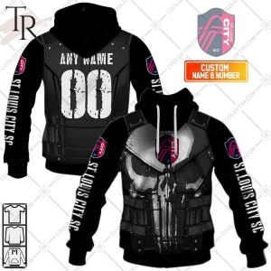 Personalized MLS St. Louis City SC Punisher Design Hoodie