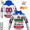 Personalized Metal Ligaen Frederikshavn White Hawks Home Jersey 2324 Style Hoodie