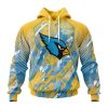 Personalized NFL Arizona Cardinals Specialized Design Fearless Against Childhood Cancers Hoodie