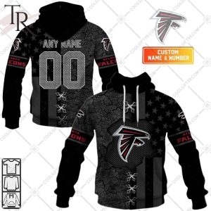 Personalized NFL Atlanta Falcons Flag Special Design Hoodie