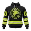 Personalized NFL Atlanta Falcons Special FireFighter Uniform Design Hoodie