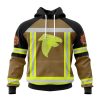 Personalized NFL Atlanta Falcons Special Firefighter Uniform Design T-Shirt