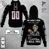 Personalized NFL Atlanta Falcons You Laugh I Laugh Jersey Hoodie