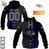 Personalized NFL Baltimore Ravens Flag Special Design Hoodie